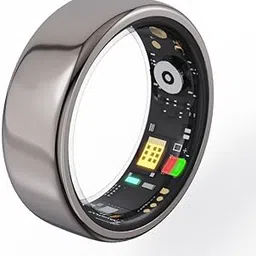 pauper Smart Ring Health Tracker,Sleep Heart Rate Health Monitor, Wearable Fitness Tracker, Health Rings for Women & Men 7-Day Ultra Long Standby Time, IPX8 Water-Resistance (Silvery 13)-picture-60