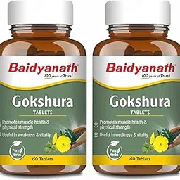 Baidyanath Gokshura - 60 Tablets | Supports Strength & Vitality (Pack of 2)-picture-11