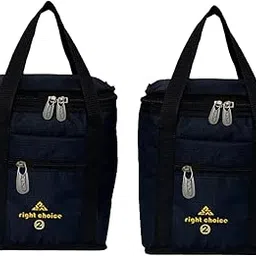 RIGHT CHOICE Combo Lunch Carry School College Picnic Box Cover Bag-picture-12