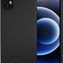 amazon basics Liquid Air Back Cover Case for iPhone 12 and iPhone 12 Pro (TPU | Matte Black)-picture-36