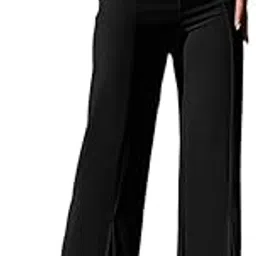uzmano Women's High Waisted Wide Leg Pants with Side Zipper and Pockets for Beach, Travel, Work, Superior Material, Breathable & Durable, Bow Tie Design, Elastic Waistline with Removable Belt-picture-51