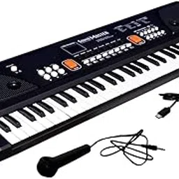 61-Key Electronic Teaching Keyboard Piano | Digital Music Keyboard with LED Display, Mic & Learning Modes-picture-26