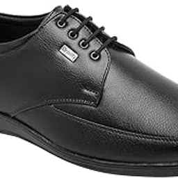 nobility Faux Leather Black Formal Lace Up Shoes for Men's || Comfortable Walking || Classic Design || Breathable || Slip Resistant |-picture-48