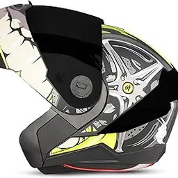 Steelbird SBA-8 Crazy Wheel ISI Certified Flip-Up Helmet for Men and Women-picture-15