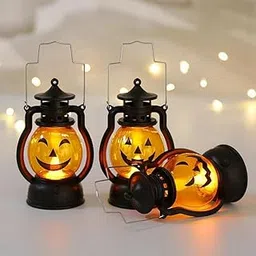 1 Pcs Halloween Dec Prop Pumpkin Witch Lantern Hand Skull Lamp Portable Nightlight Ghosty Light 1pcs ramdon lamp image 1