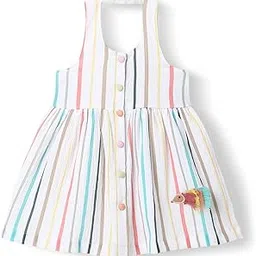 nautinati Girl's Cotton A-Line Knee-Length Casual Dress-picture-36