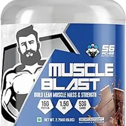 56 INCHES NUTRITON Muscle Blast Gainer with Chocolate Flavour, Weight Gainer for Men and Women (2.75kg)-picture-21