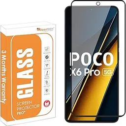 OpenTech Tempered Glass Screen Protector Compatible For Poco X6 Pro 5G/Poco X6 5G/Poco F6/Poco F5/Poco X6 Neo 5G Smartphone(6.67 Inches)With Edge To Edge Coverage And Easy Installation Kit-picture-32