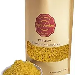 Gujrat Namkeen Hand Made Gujrat Bhelpuri Bhujia Pure Vegetarian Snacks (400 Gram)-image-8