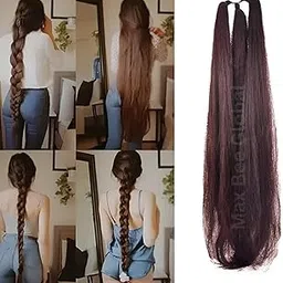 New Paranda Choti Brown Colour 26 Inch Instant Ready For Women, Girls Fashionable Hair Extension-picture-55