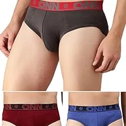 onn Men's Floral Cotton Brief (Colors May Vary)-picture-52