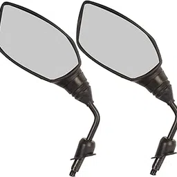 VTRUST Shatterproof Side View Glass Rear View Mirror, Compatible for TVS Ntorq 125cc (Left Hand, Right Hand)-picture-31