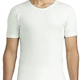 xyxx Men's Cotton Slim Fit Thermal Vest | Antibacterial, Skin Friendly with Superior Heat Retention | Solid Alpine Intelliheat Thermal Vest-picture-22