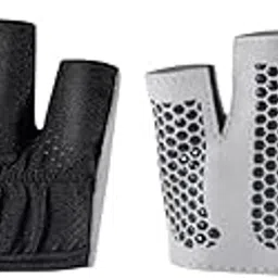 BNF® Half Finger Gloves Yoga Exercise Grip Pads for Cycling Exercise Pilates L Black|Sporting Goods|1 Pair Workout Gloves|1 Pair Workout Gloves-picture-15