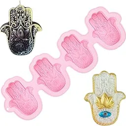 4 Cavities Hamsa Lotus in The Palm Silicone Soap Mold Khamsah Hamsa Hand Silicone Mold for DIY Soap Making Hand of Fatima Mascot Candle Resin Mold-picture-13