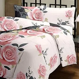 DEILYVERY Reversible Peach Printed Poly Cotton Double Bed Comforter Dohar/Blanket/Dohar/Quilt-picture-10
