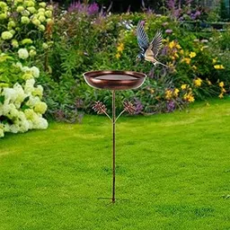 LICHTS® Garden Bird Bath Novelty Stand Weatherproof 5 Pronged Base for Lawn Backyard|Home & Garden | Yard, Garden & Outdoor Living | Bird & Wildlife Accessories | Birdbaths-image-1