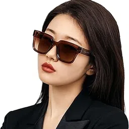 park line Oversized Square Sunglasses for Women – Black Frame with Gradient Lenses | UV400 Protection, Premium Fashion Eyewear"-picture-19