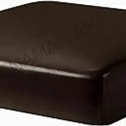 NA NAMAN ARTS Sofa Foam Cushions Sofa Seat Cushions Meditation Cushion for Floor | Yoga Cushion, Meditation Accessory, Floor Cushions Waterproof Brown Leather Cushion image 1