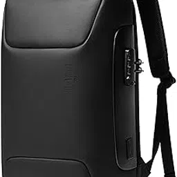 the clownfish Multi Functional Water Proof Anti Theft 15.6 inch Laptop Backpack (Black)-picture-45