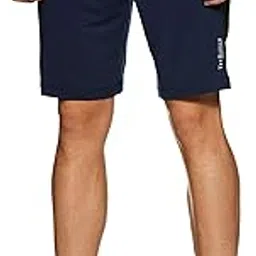 van heusen Men Active Sports Swift Dry Knit Shorts - High Stretch, Mesh Panel-picture-46