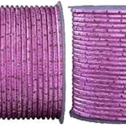 the golden cascade Cutting Design Metal Bangles/Crystal Chudi for Women & Girl (4 Dozen)-picture-45