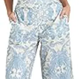 poshbery Blue Lapel Collar co-ord Set with Culottes-picture-16