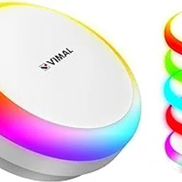 Vimal Splash 0.5Watt Colour Changing LED Plug in Night Lamp(2 Pack)-image-46