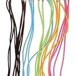 jazzy pearls 12pcs Cute Elastic Kids Eyeglass Reading Spectacles Sunglasses Cord Holder Sun Eye Glasses Necklace Chain Lanyard for Boys Girls image 1