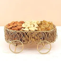 SFU E Com Dry Fruit Gift Hamper Pack with Almonds, Cashew And Raisin | Ideal for Rakhi, Diwali and Festive Gifting | Dry Fruit Hamper For Corporate Gifts, Family, Friends, New year | 130-image-20