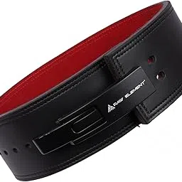 10mm Lever Lifting Belt –Leather Gym Belt for Powerlifting, Weightlifting, and Strength Training (M)-picture-18