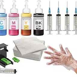 ASV Refill Ink Compatible for Canon Pg 47 and Cl 57 Ink Cartridge Compatible with Pixma E400 E410 E417 E460 E470 E477 E480 E3170 E3177 Printers Cartridges-picture-21