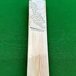 AK Sports Adrio Power Cricket Bat, English Willow Cricket Bat – Full Size | Thick Edges | Singapore Cane Handle | Ready to Play | for Hard Tennis Ball, White with Blue Accents-image-32