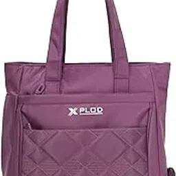 pbs creations Women’s Tote Bag | 2 Large Compartments | 2 Front Zipper Pockets + Back & Inner Zipper Pocket | Work, College, Travel & Shopping Handbag | Water-Resistant | 33x33x14 cm-picture-12