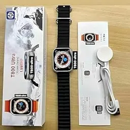 T-800 Ultra Smart Watch Series 8 with 1.99" HD Display | Bluetooth Calling, Wireless Charging, Fitness Tracker, Heart Rate Monitor, Waterproof Sports Watch for Men & Women (Black Strap)-picture-29