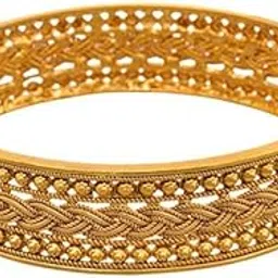 jfl Jewellery for Less Gold Plated Kada for Women & Girls-picture-22