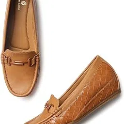 marc loire Women Comfortable Loafer Mules Wedges Shoes Footwear-picture-16