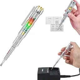 JR High-Brightness Intelligent Voltage Tester Pen - Multi-function LED Test Pen with Screwdriver for Electric Power Testing, Voltage Tester Detector-picture-17