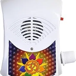 S.K Hindu Vedic Continuous Sound 22 in 1 Types Plug N Play Om Gayatri Mantra/Mahamrityunjaya Mantra Machine/Spiritual Chanting Bell with Electric LED Light (White)-picture-12