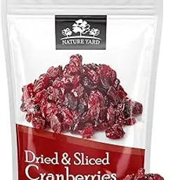 NATURE YARD Organic American Dried Cranberry dry fruit - 1Kg - Naturally Dehydrated Real Sliced Cranberries - Sweet & Tangy Healthy Snack-picture-30