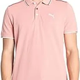 Mens Slim Cotton Contrast Tipping Polo-image-77