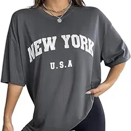 Cotton Oversized Tshirt for Womens Down Shoulder Loose fit t-Shirt Women Baggy Style Oversize t-Shirt-image-38