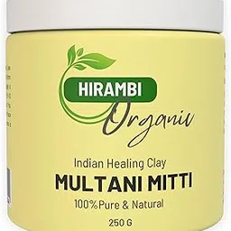 Hirambi Organic Multani Mitti Powder 250g | 100% Natural Fuller's Earth for Face & Hair | Deep Cleansing, Pore Minimizing, Oil Control & Skin Brightening Face Pack-picture-53