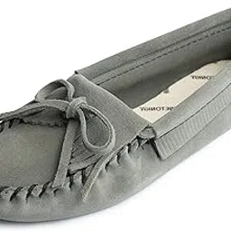 minnetonka Women s Kilty Suede Softsole Moccasin Storm Blue 8 B(M) US-picture-40