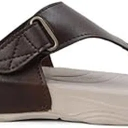 Cozy Wear Women Flats (Brown, 7) | Flats for Women | Rubber image 1