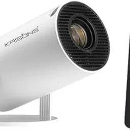 Krisons Razor-009 Smart LED Projector with 1080p HD Resolution, Rotatable Design, Built-in Streaming Apps(Netflix etc.), 3500 Lumens, Screen Mirroring, 3 Watts Speaker,1+16GB,Android+BT+WiFi (White)-image-96