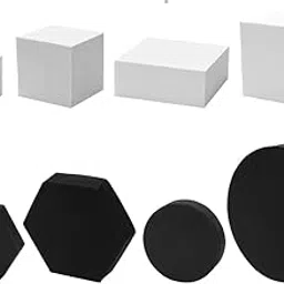 Store2508 Photography Props Photography Blocks Set of 8 (4 Black & 4 White)-picture-57