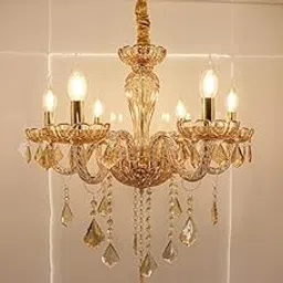 Bemisall Chandelier Modern K9 Crystal Chandelier Lighting, Clear Crystal Ceiling Light Fixture Pendant Lamp for Dining Room Bathroom Bedroom Livingroom-picture-12