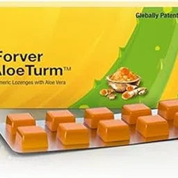 AloeTurm By Forever, Turmeric Lozenges With Aloe Vera, 1 Strip(10N) (Pack of 2) image 1