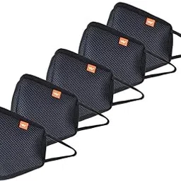 Re-usable, Washable, Pure Cotton Mouth Nose Face Mask, Anti Pollution Mask For Biking, Cycling, Running, Hiking, Driving Protection for Filtering The Air, (Pack Of 5)-image-12